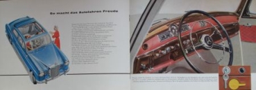 Mercedes-Benz 180 D Modelprogram 1959 Carbrochure (4936)